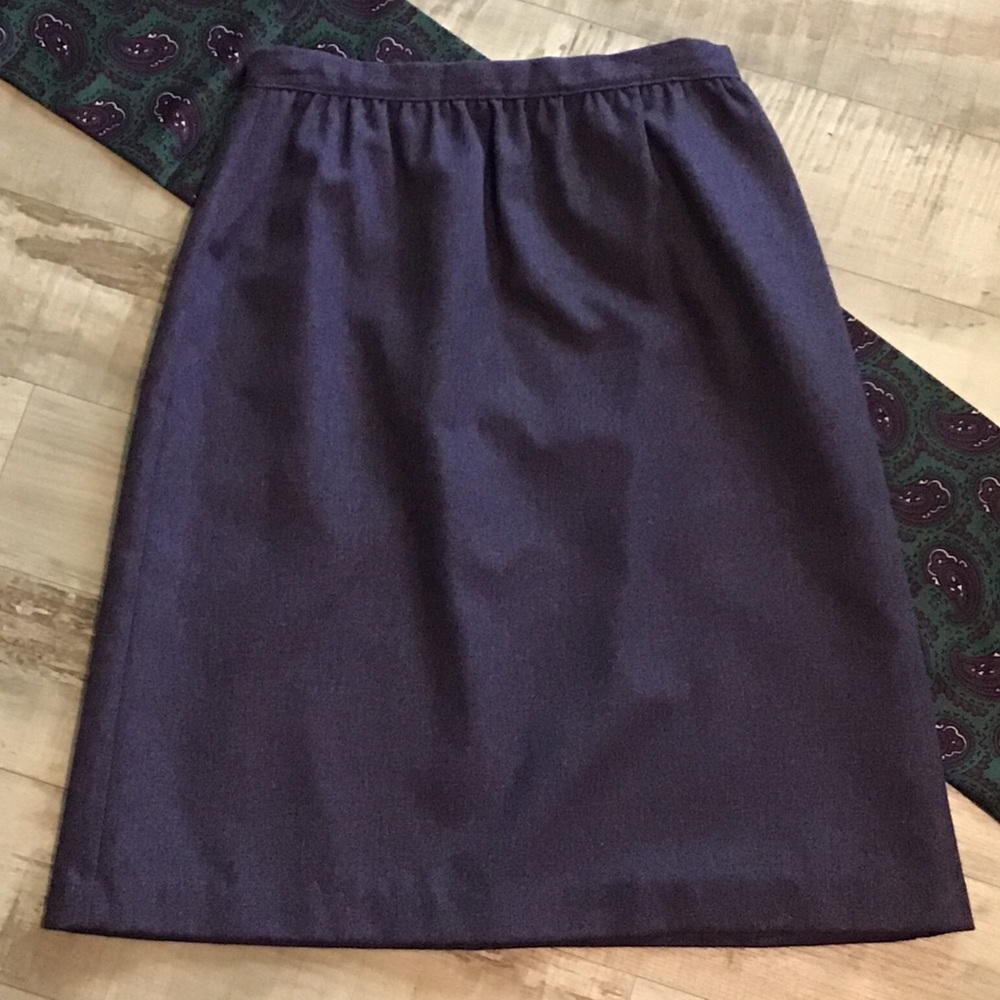 Russ Togs heathered purple pencil skirt